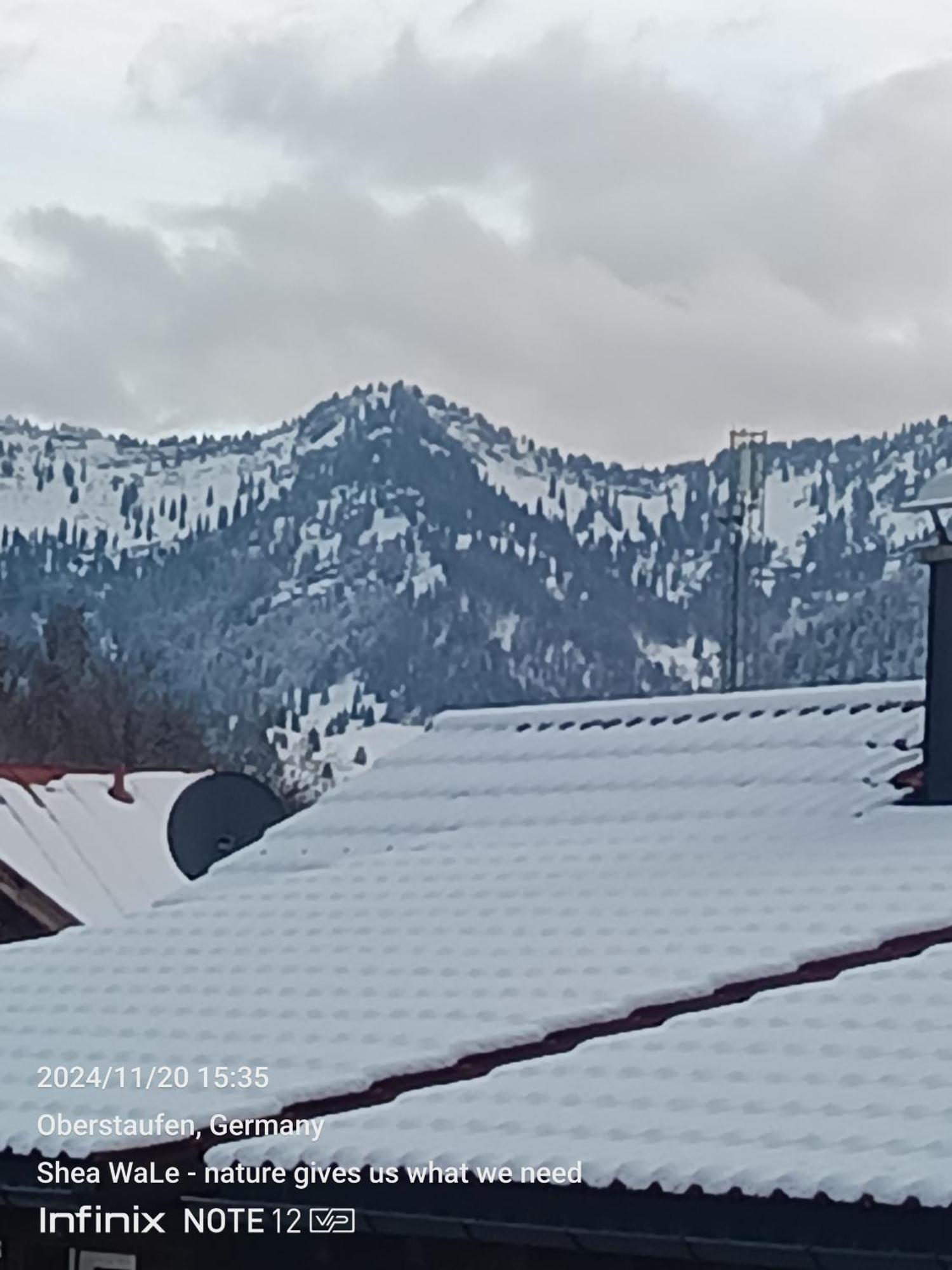 Allgaeu Vibes - Fusslaeufige Erreichbarkeit Vom Bahnhof, Mit Aussicht, Wettergeschuetzter Balkon Oberstaufen Exterior photo